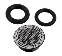 Violiica Housse anti-poussière en alliage d'aluminium pour pédalier creux intégré, 25,9 x 19,8 mm avec anneaux de 18 mm/20 mm, installation sans outil