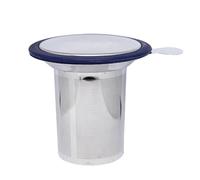 Violiica Infuseur à thé avec couvercle - Passoire en maille d'acier inoxydable pour feuilles de thé et café moulu - Design résistant à la rouille