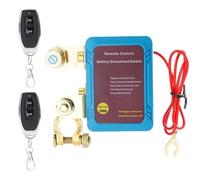 Violiica Interrupteur de déconnexion de batterie à distance 12 V 240 A avec relais de mémoire, arrêt automatique pour voiture, camion, camionnette, bleu