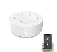 Violiica Interrupteur rotatif intelligent Zigbee avec fonction variateur d'intensité Matériau ABS Télécommande et Hub Intégration pour ampoules Zigbee pour un réglage facile de l'éclairage intelligent
