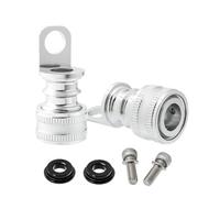 Violiica Kit de libération rapide pliable pour pédale de vélo avec cadre en alliage d'aluminium, 3 méthodes d'installation pour supports standard et trous de vis M5, design pliable compact pour le