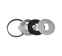 Violiica Kit de moulinet de pêche avec rondelles en fibre de carbone pour moulinet Daiwa 5ème génération, noir et argenté