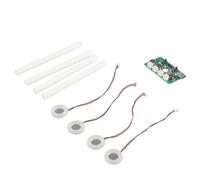 Violiica Kit humidificateur DIY 5 V avec plaque d'atomisation microporeuse et plusieurs modes de pulvérisation pour la maison ou le bureau, module plus 4 tablettes d'atomisation