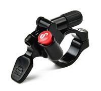 Violiica Levier de télécommande de verrouillage de fourche de vélo pour Uding Suntour Rockshox et Manitou en alliage d'aluminium 22,2 mm Noir