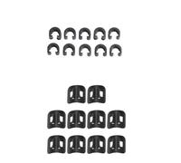 Violiica Lot de 10 adaptateurs de câble de vélo avec boucle en C, base en alliage d'aluminium pour route et montagne pour vélos, 3 cm