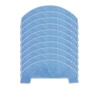 Violiica Lot de 10 chiffons de rechange pour aspirateur robot Ultenic T20 Pro et Honor Choice S3, tampons de nettoyage lavables en microfibre gris