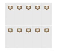 Violiica Lot de 10 sacs à poussière jetables de grande capacité de 3,5 l avec filtration avancée pour EGO pour Power+ WDV0900 AVG0905, non tissé fondu, résistant aux déchirures