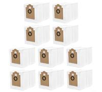 Violiica Lot de 10 sacs à poussière pour aspirateur Lefant M2 Pro/M2S Pro/M2 Plus Pro Robot, fondu et tissu non tissé de rechange pour station de base Vidage automatique 3,5 l