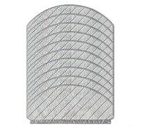 Violiica Lot de 10 serpillères lavables réutilisables pour Bosch Spotless+ BCRD1W, BCRD2W, chiffons de nettoyage de sol en microfibre pour aspirateur, lot de 4 ou 10