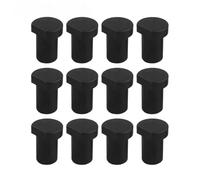 Violiica Lot de 12 mâchoires de serrage d'établi en alliage d'aluminium, design fin pour établi de trou de chien de 19 mm/20 mm, butées d'établi pour le travail du bois pour fraisage et meulage