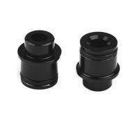 Violiica Lot de 2 adaptateurs de conversion axe traversant de 12 mm et 15 mm vers moyeu à dégagement rapide de 9 mm pour moyeux Hope et DT Swiss en alliage d'aluminium 7075