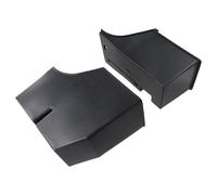 Violiica Lot de 2 boîtes de rangement de voiture pour véhicule électrique KONA 2025, organiseur intérieur en plastique pour versions combinées, noir