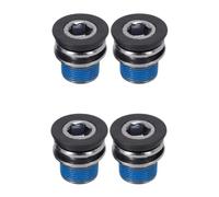 Violiica Lot de 2 boulons M15 pour bras de manivelle de vélo pour essieu Isis pour Bosch Ebike en acier avec électro-argentage Longueur du filetage 15 mm