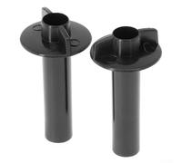 Violiica Lot de 2 écrous de fixation de panneau de garniture arrière pour Ford Mustang 2005-2009, W711285-S300, noir