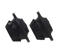 Violiica Lot de 2 supports de radiateur en caoutchouc pour Nissan Qashqai X Trail Juke Micra Note Navara Nv200 Pathfinder Primera Pulsar Tino 21507 4M400 Noir