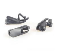 Violiica Lot de 3 bouchons de 3,5 mm pour cadre de vélo pour dérailleur et trous de câble de frein, bagues d'arrêt de câble en nylon noir