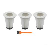Violiica Lot de 3 filtres pour aspirateur Einhell TE-SV 18 Li avec brosse d'entretien, filtres professionnels de collecte de poussière, lot de 3 filtres + 1 brosse de nettoyage
