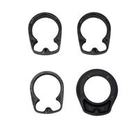 Violiica Lot de 4 entretoises de casque pour VTT et vélos de route - Rondelles de tube de direction 5101013 mm de hauteur pour fourches de 28,6 mm