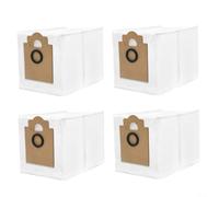 Violiica Lot de 4 sacs à poussière pour aspirateur Lefant M2 Pro/M2S Pro/M2 Plus Pro Robot, fondu et tissu non tissé de rechange pour station de base Vidage automatique 3,5 l