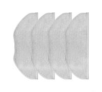 Violiica Lot de 4 serpillères en microfibre pour aspirateur robot LG CordZero R3-Prime, lavables et réutilisables pour surfaces en bois dur, carrelage et stratifiées