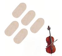 Violiica Lot de 5 cordes de protection pour pont de violoncelle - Jaune clair