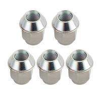 Violiica Lot de 5 écrous de roue 6509769AA pour Dodge Journey 2011-2020, Country 2011-2020, Grand Caravan 2011-2020 - Acier argenté