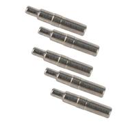 Violiica Lot de 5 goupilles de roulement en acier inoxydable pour moulinets de pêche Shimano Metanium, Antares et Bantam, argenté, 7,98 x 1,5 mm