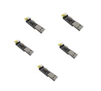 Violiica Lot de 5 modules USB vers TTL pour Bafang BBS01/BBS02 Series, STC Downloader avec puce CH340, carte à brosse PCB noire pour VTT électrique