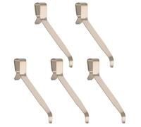 Violiica Lot de 5 plaques de poussée à ressort en métal pour couvercle de commande de chasse Geberit 813514001 Doré 38 x 5 mm Compatible avec les modèles 127.000 130.000 140.300