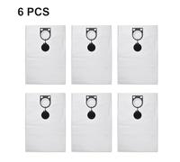 Violiica Lot de 6 sacs à poussière en polaire pour Metabo pour ASR 25 L pour ASR 2025 pour ASR 35 pour ASR 50 L conçus pour aspirateurs robots