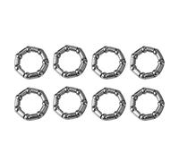 Violiica Lot de 8 roulements à billes en acier inoxydable pour casque et pédalier de vélo de 21/20 mm à 45 mm