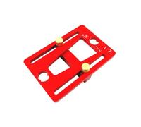 Violiica Marqueur de guide à queue d'aronde et jauge à tracer, 7 spécifications de traçage, alliage d'aluminium anodisé 6061 pour un marquage précis, rouge