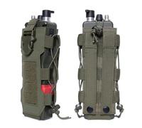 Violiica Molle Pochette pour Bouteille d'Eau Randonnée Camping Holster Nylon avec Boucle de Suspension pour Bouteilles 500-800ml Noir