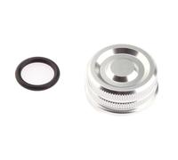 Violiica Moulinet de pêche à bascule écrou poignée écrou accessoire pour Shimano Stradic, Cardiff, Stella, Exsence, Miravel, métal, argent, gris clair, gris foncé, noir