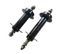 Violiica Moyeu de frein à disque avant et arrière pour vélo - 36 trous - En acier inoxydable - Pour VTT et neige - Longueur du moyeu : 175 mm - Avant et arrière : 240 mm