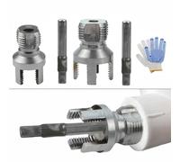 Violiica Outil d'enfile-tube de 20 mm et 25 mm, design intégré pour filetage interne et externe sur tuyaux PPR