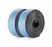 Violiica Paire de bandes antidérapantes ultra légères en silicone absorbant les chocs pour guidon de vélo de route - Antidérapantes et confortables - Avec motif dégradé - 92 g