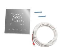 Violiica Panneau de commande intelligent pour chauffage au sol électrique et à eau, contrôleur de température de chaudière mural avec programme programmable de 7 jours et sécurité enfant