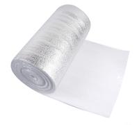Violiica Panneaux réflecteurs de radiateur, rouleau d'isolation pour rétention de la chaleur, barrière thermique de toit et mur en aluminium réfléchissant (30 x 0,3 cm)