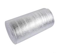 Violiica Panneaux réflecteurs de radiateur - Rouleau d'isolation pour rétention de la chaleur - Barrière thermique de toit - Feuille d'aluminium réfléchissante (10 m x 0,5 m x 3 mm)