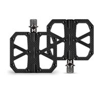 Violiica Pédales de vélo ultralégères T700 en fibre de carbone avec 3 roulements scellés, paire de 239 g, pour VTT et route