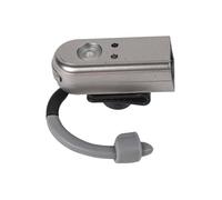 Violiica Phare LED à induction super lumineux avec mouvement 250 lumens rechargeable par USB pour course à pied, camping, pêche, bricolage et travail mains libres Argenté