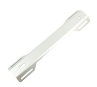 Violiica Plaque arrière adaptateur de réservoir simple de plongée sous-marine, 350 x 69 x 3 mm, en alliage d'aluminium, support de fixation pour cylindre de gaz, noir