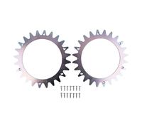 Violiica Pointes antidérapantes en acier pour tondeuse robot Parkside PMRA 20-Li B2/PMORDA 20-Li B2, clous de traction améliorés avec vis pentes