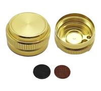 Violiica Pommeau de frein de moulinet de pêche, écrou anodisé en aluminium aéronautique 7075 pour modèles Shimano CQ 100/200/201/DC et BFS, doré/argenté/rose/gris