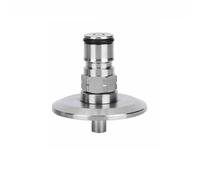 Violiica Poteau de verrouillage à bille en acier inoxydable 304 de 3,8 cm avec valve amovible pour systèmes de fermentation Homebrewing