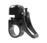 Violiica Sonnette noire pour scooter électrique en acier inoxydable, sonnerie puissante 1S pour Pro, accessoire de cyclisme portable léger