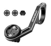 Violiica Support de montage pour ordinateur de vélo en alliage d'aluminium avec adaptateurs Garmin Bryton Cateye léger 46 G pour compteur de vitesse et phare