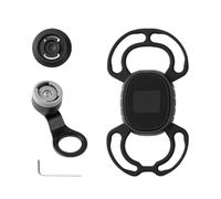 Violiica Support de téléphone en silicone pour vélo avec rotation à 360 °, poignées élastiques pour la plupart des smartphones, fond élargi pour un accès au chargement, installation facile par