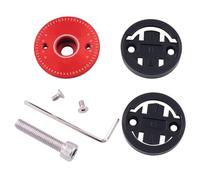 Violiica Support en alliage d'aluminium pour ordinateur de vélo Garmin Edge 1000/820/810/800/520/510/500/200 et pour Bryton R530/R330/R310/R100 Noir